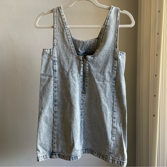 Aus Brand Seed Heritage Teen Denim Mini Dress with Pockets - Picture 5 of 10